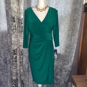 Chaps large jade dress